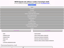 Tablet Screenshot of danzaclassica.net